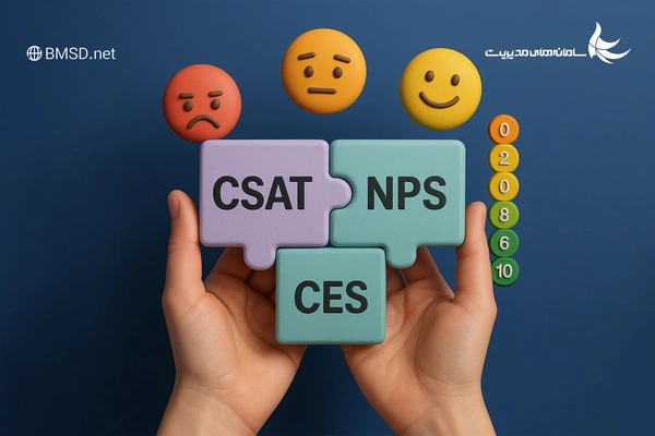 شاخصهای رضایت مشتری (CSAT، NPS و CES)
